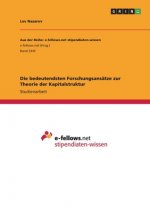 Die bedeutendsten Forschungsansätze zur Theorie der Kapitalstruktur