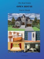 Real Estate Open House Guest Book