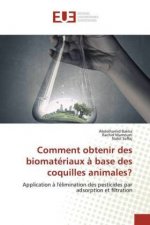 Comment obtenir des biomateriaux a base des coquilles animales?