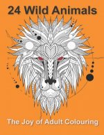 24 Wild Animals: The Joy of Adult Colouring