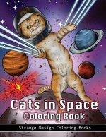 Cats in Space Coloring Book