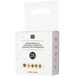 Brennstempel Set, 5-teilig