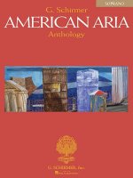 G. Schirmer American Aria Anthology, Soprano