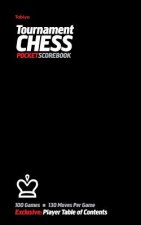 Tabiya Tournament Chess Pocket Scorebook: Cover Style: Black