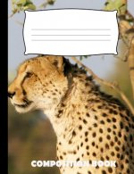Composition Book: Cheetah Composition Notebook Wide Ruled