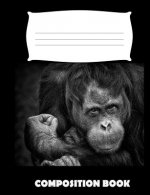 Composition Book: Chimpanzee Composition Notebook Wide Ruled