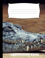 Composition Book: Crocodile Composition Notebook Wide Ruled