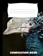 Composition Book: Hornbill Composition Notebook Wide Ruled