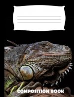 Composition Book: Iguana Composition Notebook Wide Ruled