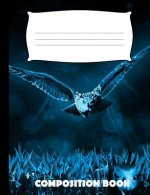 Composition Book: Owl Composition Notebook Wide Ruled