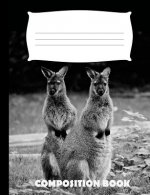 Composition Book: Wallaby Composition Notebook Wide Ruled