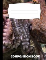 Composition Book: Octopus Composition Notebook Wide Ruled