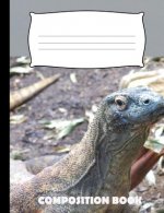 Composition Book: Komodo Dragon Composition Notebook Wide Ruled