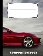 Composition Book: Car Racing Composition Notebook Wide Ruled