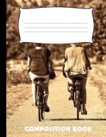 Composition Book: Cycling Composition Notebook Wide Ruled