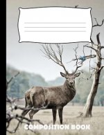 Composition Book: Hunting Composition Notebook Wide Ruled