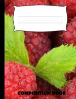 Composition Book: Raspberry Composition Notebook Wide Ruled