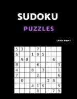 Sudoku Puzzles Large Print: 80 Easy Sudoku Puzzle Book. One puzzle per page with room to work.