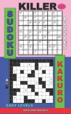 Killer sudoku puzzles and Kakuro.: Easy levels.