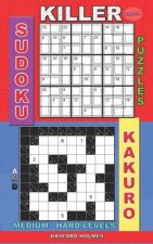Killer sudoku puzzles and Kakuro.: Medium - hard levels.