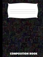 Composition Book: Rainbow Composition Notebook Wide Ruled