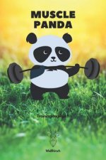 Muscle Panda Trainingstagebuch - Weißhirsch: A5 Trainingstagebuch für Krafttraining - Fitness Studio - Bodybuilding - Cardio - Erfolgskontrolle - Trai