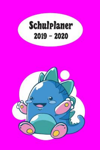 Schulplaner 2019 - 2020: Baby Dino Pink das hausaufgabenheft 2019 - 2020 für das neue schuljahr; mit kalender, stundenplan für jedes semester,