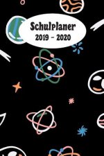 Schulplaner 2019 - 2020: Weltraum Ufo Alien Schwarz das hausaufgabenheft 2019 - 2020 für das neue schuljahr; mit kalender, stundenplan für jede