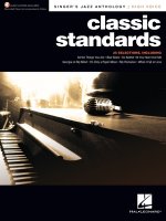 Classic Standards - Singer's Jazz Anthology High Voice Edition with Recorded Piano Accompaniments: Singer's Jazz Anthology - High Voice with Recorded