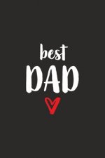 best Dad: Papa mit Herz I Notizbuch Notizheft Planer mit linierten Seiten