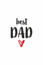 best Dad: Papa mit Herz I Notizbuch Notizheft Planer mit linierten Seiten