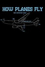 How Planes Fly: 120 Pages I 6x9 I Cornellnotes I Funny Science, Space & Galaxy Gift I Moon & Planet
