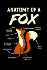 Anatomy Of A Fox: 120 Pages I 6x9 I Graph Paper 4x4 I Funny Cosplay, Wolf & Fursuister Gifts