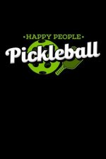 Happy People Pickleball: 120 Pages I 6x9 I Graph Paper 4x4 I Funny Pickleball Gifts for Sport Enthusiasts