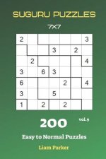 Suguru Puzzles - 200 Easy to Normal Puzzles 7x7 vol.9