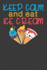 Keep Calm and Eat Ice Cream: Vintage Ice Cream Cone Summer Lover Gift