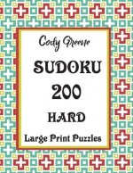 Sudoku: 200 Hard Large Print Puzzles