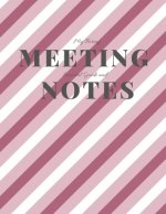 My Boring Meeting Survival Guide and Notes: 8.5x11 Meeting Notebook and Puzzle Book