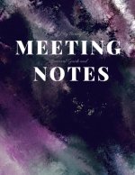 My Boring Meeting Survival Guide and Notes: 8.5x11 Meeting Notebook and Puzzle Book