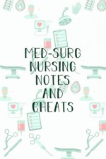 Med-Surg Nursing Notes and Cheats: Funny Nursing Theme Notebook - Includes: Quotes From My Patients and Coloring Section - Graduation And Appreciation