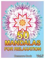 50 Mandalas For Relaxation: Big Mandala Coloring Book for Adults 50 Images Stress Management Coloring Book For Relaxation, Meditation, Happiness a