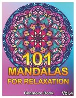 101 Mandalas For Relaxation: Big Mandala Coloring Book for Adults 101 Images Stress Management Coloring Book For Relaxation, Meditation, Happiness