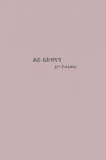 As Above so Below