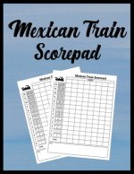 Mexican Train Scorepad: Scorecard Book Scorecard for Dominoes Tally Cards, Chicken Foot 8.5