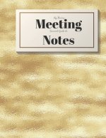 My Boring Meeting Survival Guide and Notes: 8.5x11 Meeting Notebook and Puzzle Book