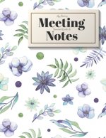 My Boring Meeting Survival Guide and Notes: 8.5x11 Meeting Notebook and Puzzle Book