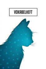 Vokabelheft: 100 Seiten I 2-spaltig I Ideal für das Erlernen einer Fremdsprache I Größe ca. Din A5 I Cover mit niedlichen Katzen