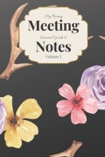 My Boring Meeting Survival Guide & Notes Volume I: 6x9 Meeting Notebook and Puzzle Book