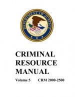 Criminal Resource Manual: 2000-2500