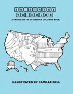 50 States to Color: A United States of America Coloring Book